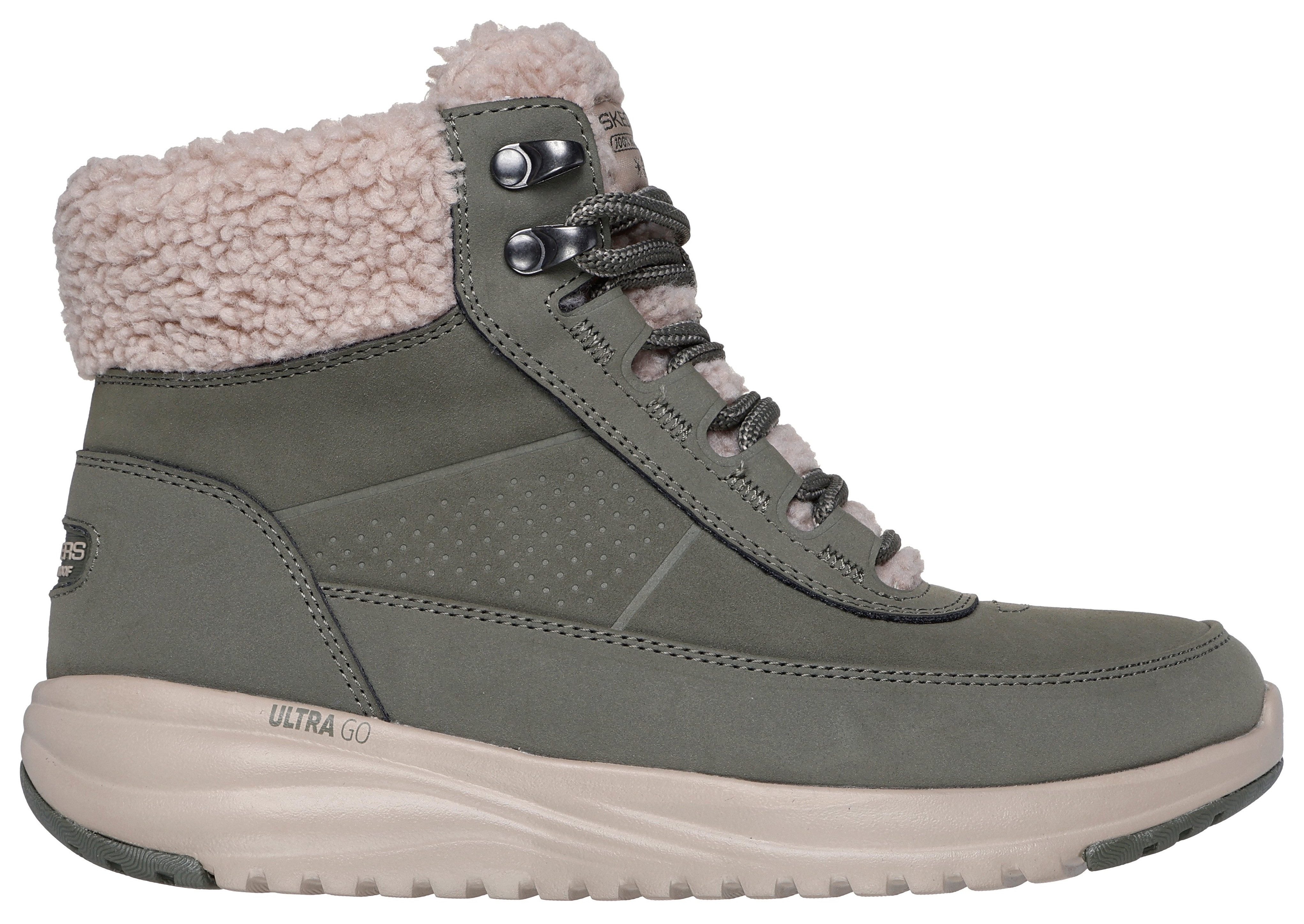 Skechers ON-THE-GO STELLAR Winterboots Schnürstiefel, Trekkingschuh mit ULTRA GO® Dämpfung