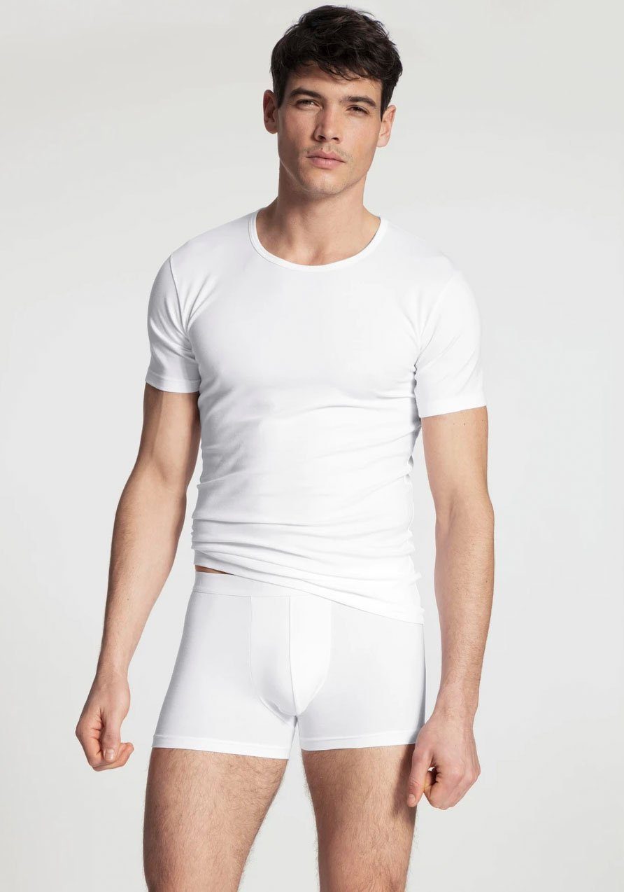 CALIDA T-Shirt Natural Benefit (2er Pack) Rundhals-Ausschnitt, kurzärmelig, günstig online kaufen