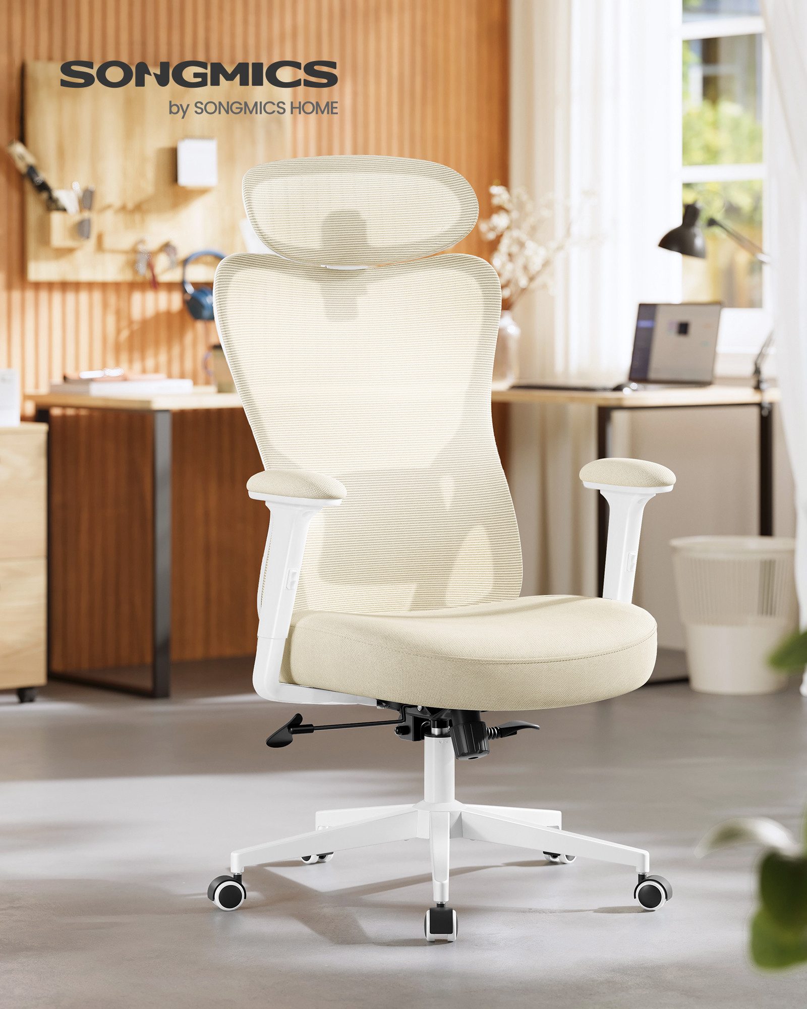 SONGMICS Bürostuhl, ergonomisch, Schreibtischstuhl, Computerstuhl, verstell günstig online kaufen