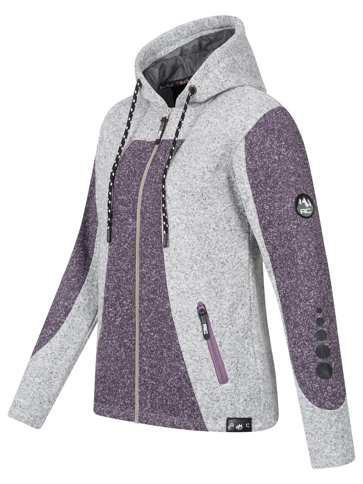 Rock Creek Fleecejacke Damen Fleecejacke Übergangsjacke günstig online kaufen