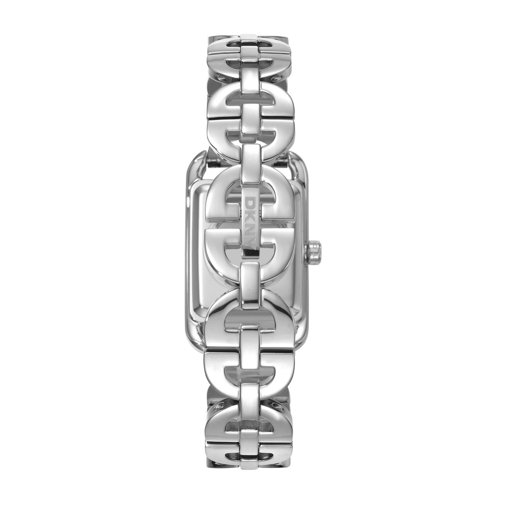 DKNY Quarzuhr Open Link square Watch DK1L142M0225, Armbanduhr, Damenuhr, Edelstahlarmband, analog