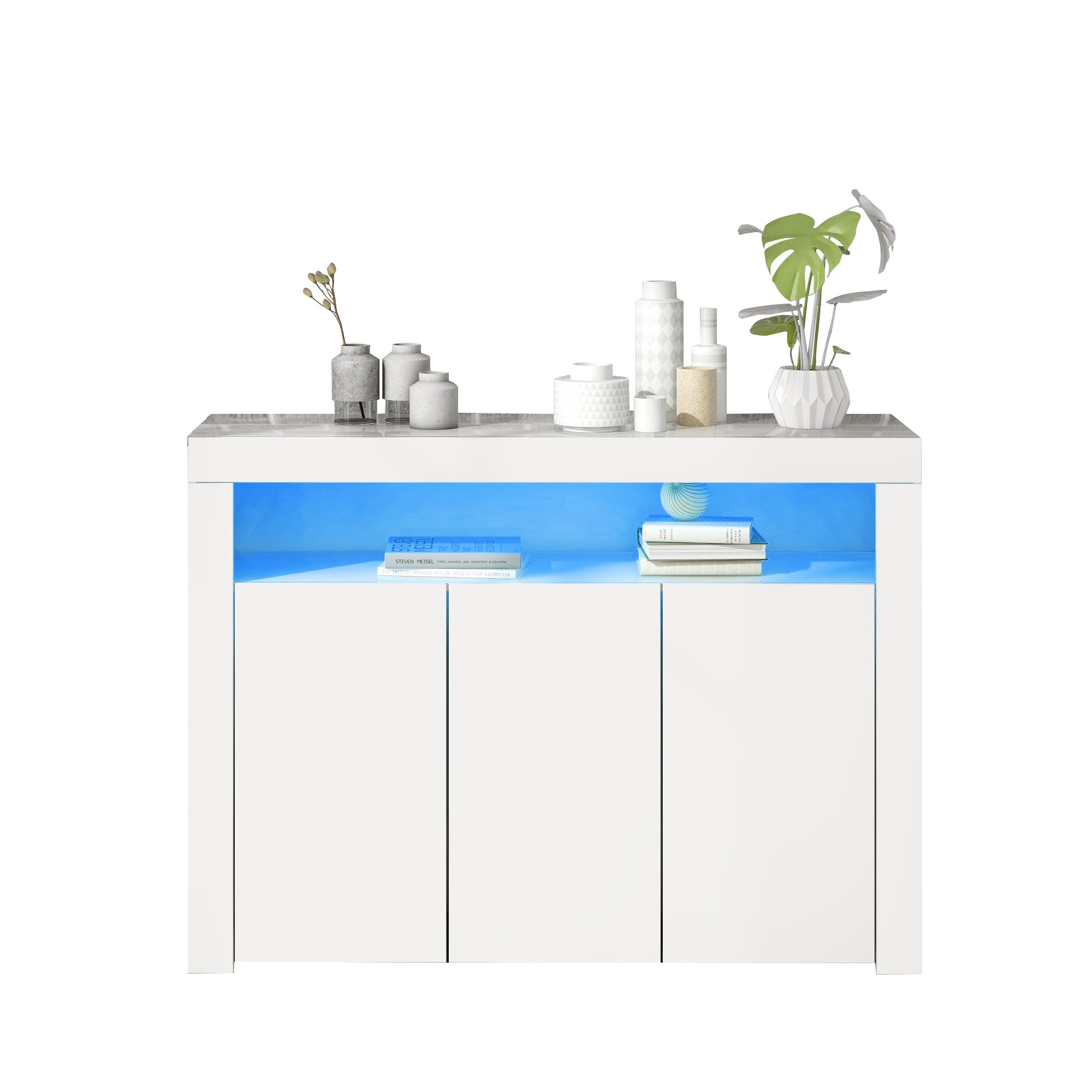 MODFU Sideboard nrichte Sideboard Schrank Beistellschrank günstig online kaufen