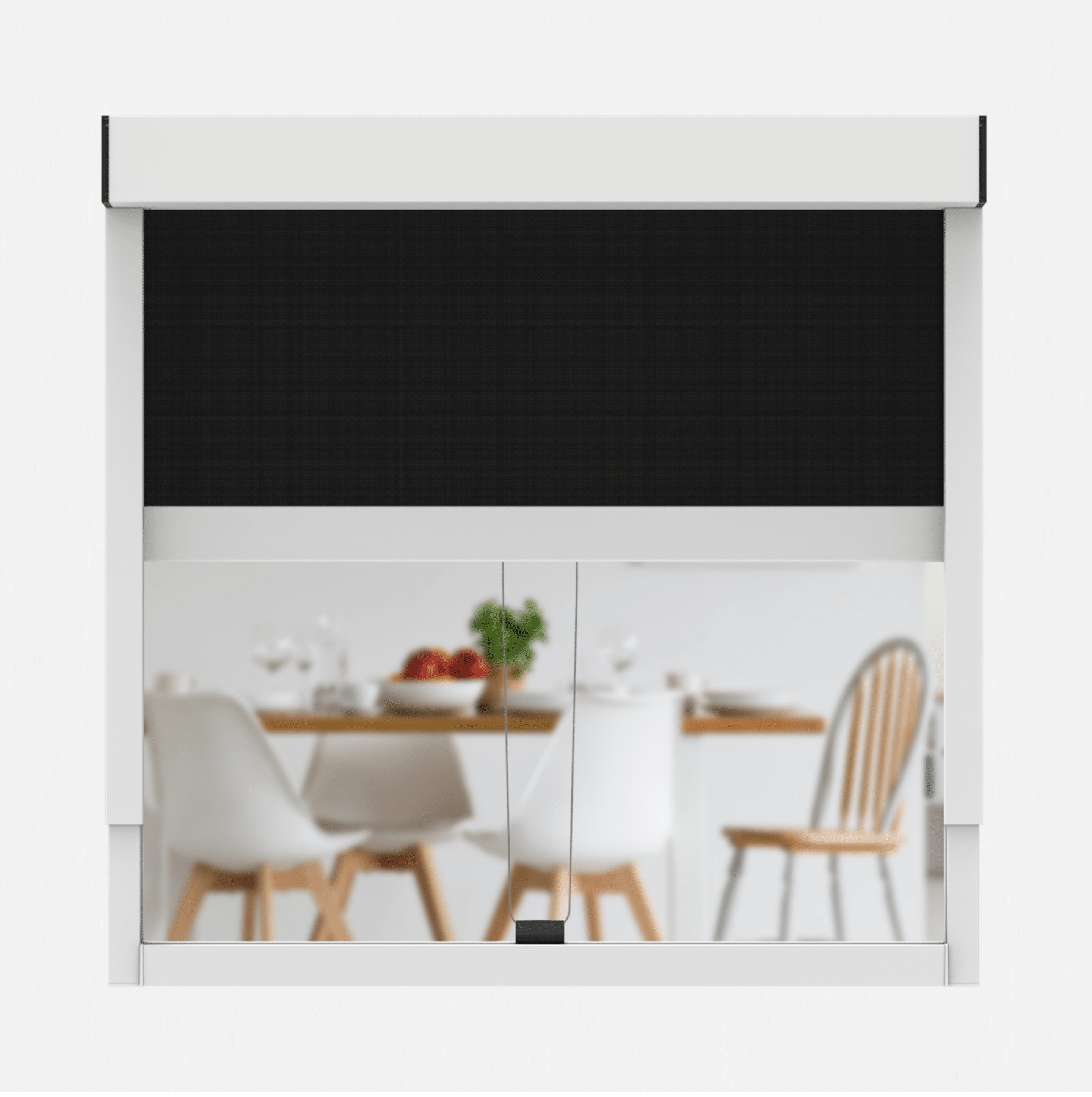 Rollo Außenrollo für Fenster gegen Hitze von CLIP'N'SHADE, CLIP`N`SHADE, blickdicht, Klemmmontage ohne Bohren, hochwertige Aluminiumprofile