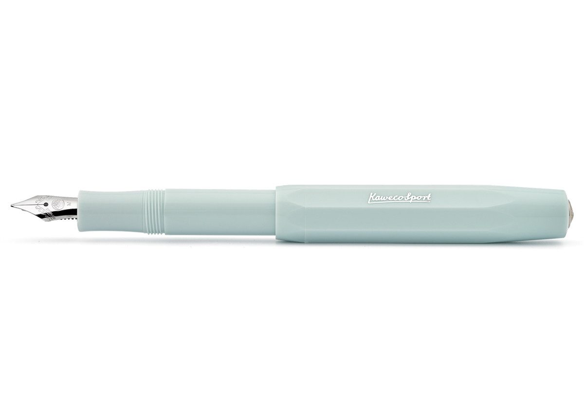 Kaweco Füllfederhalter Kaweco SKYLINE Sport Füllhalter Mint, Extra Fein Stahl blank