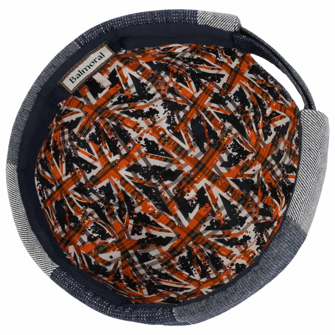 Balmoral Schiebermütze (1-St) Skullcap mit Umschlag, Made in the EU