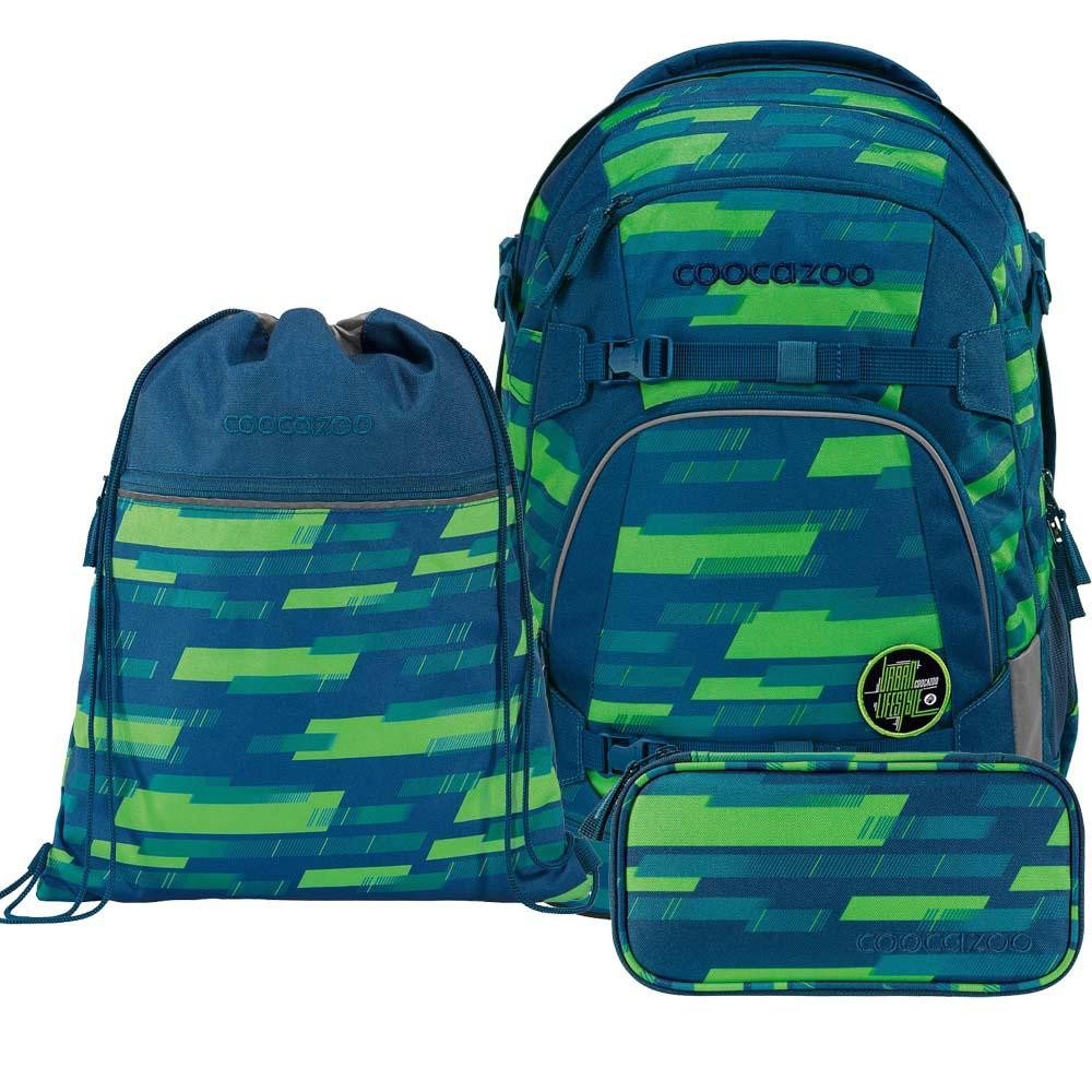 coocazoo Schulrucksack Mate (3tlg., inkl. Schlamperbox und Sportbeutel)