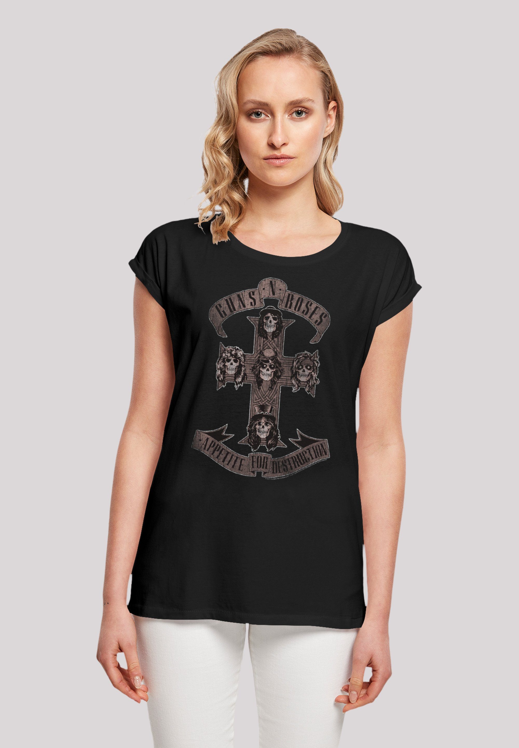Qualität Band Guns Hard F4NT4STIC Roses Musik T-Shirt Premium Rock 'n'
