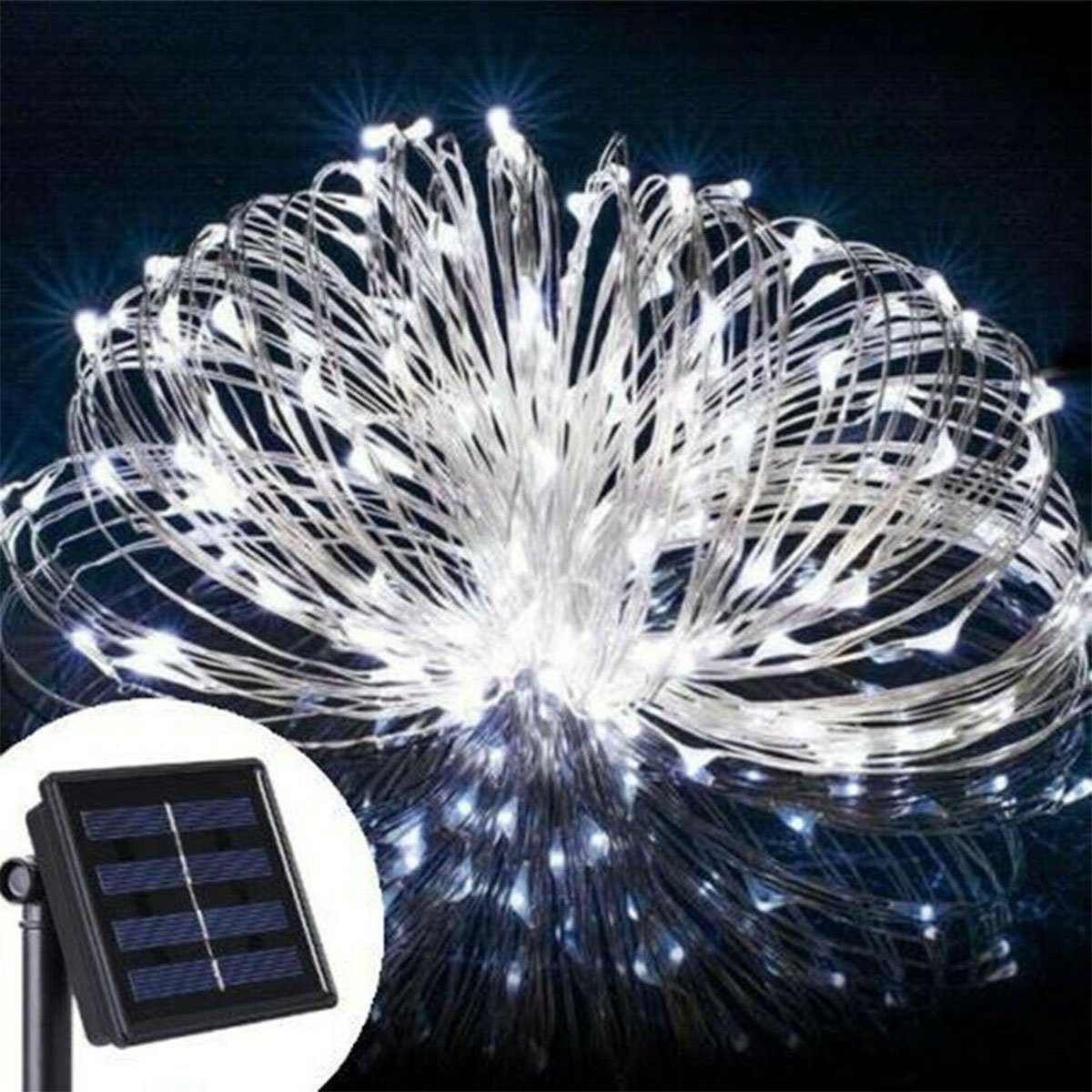 oyajia LED Solarleuchte 12M 100LEDs / günstig online kaufen