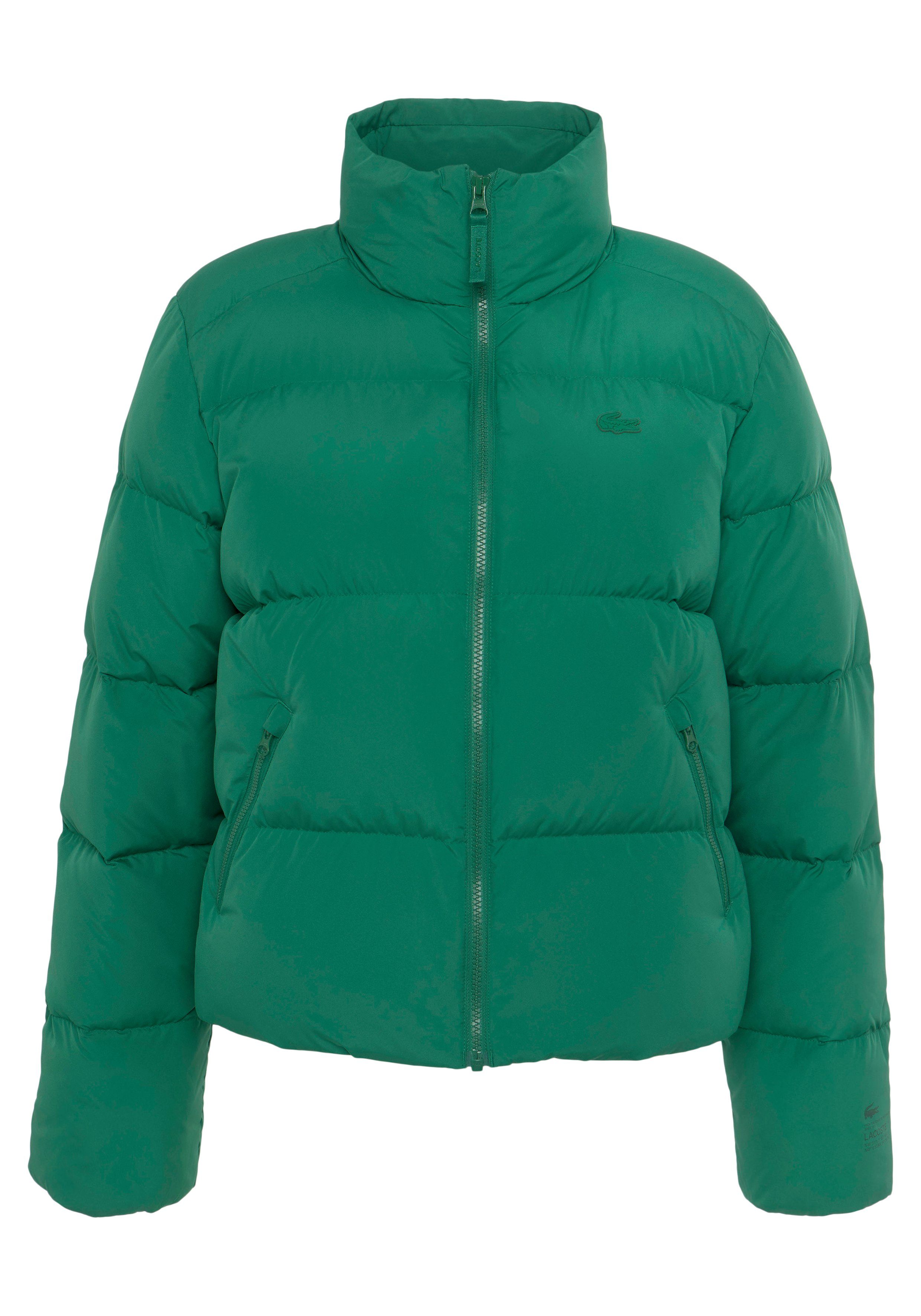 GREEN Kurzjacke Logoprägung mit Lacoste