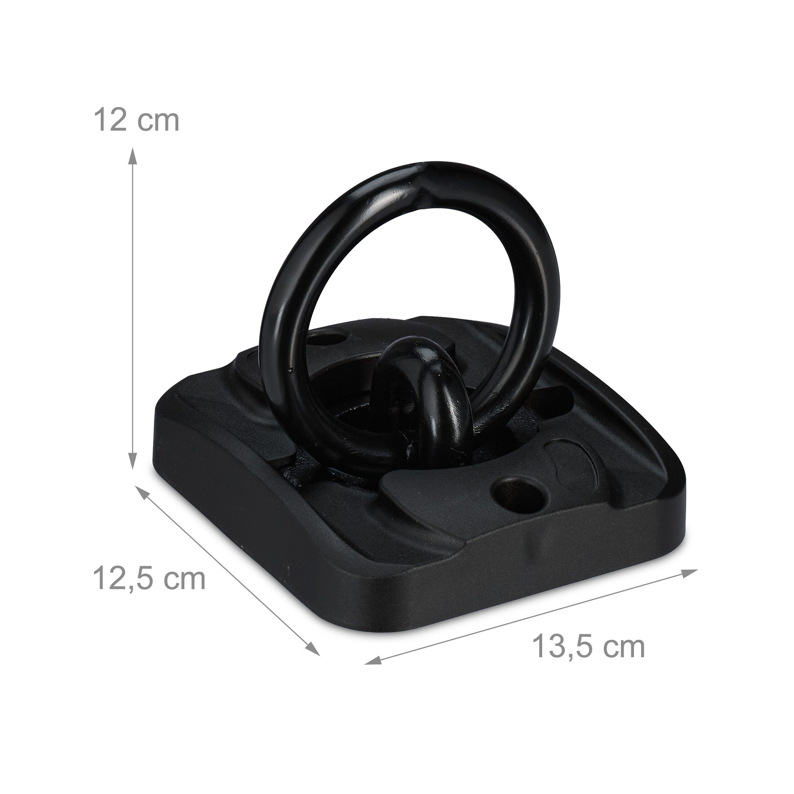 relaxdays Wandanker Wand- und Bodenanker Fahrrad & Motorrad