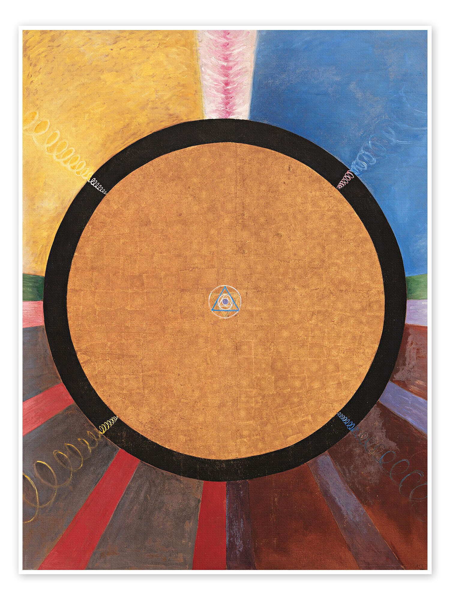 Posterlounge Wandbild Nr. 3, Altarbild, Hilma af Klint, erhältlich als Poster, Leinwandbild, Wandsticker oder Acrylglasbild