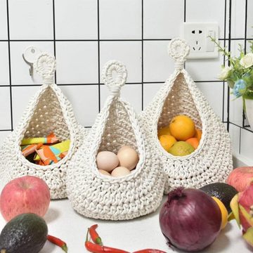 Gontence Blumenampel Obstkorb (Boho Fruit Basket), Hängend