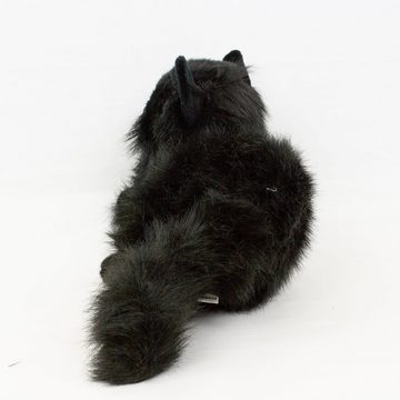 Teddys Rothenburg Kuscheltier Kuscheltier Perserkatze 30 cm liegend schwarz Plüschkatze
