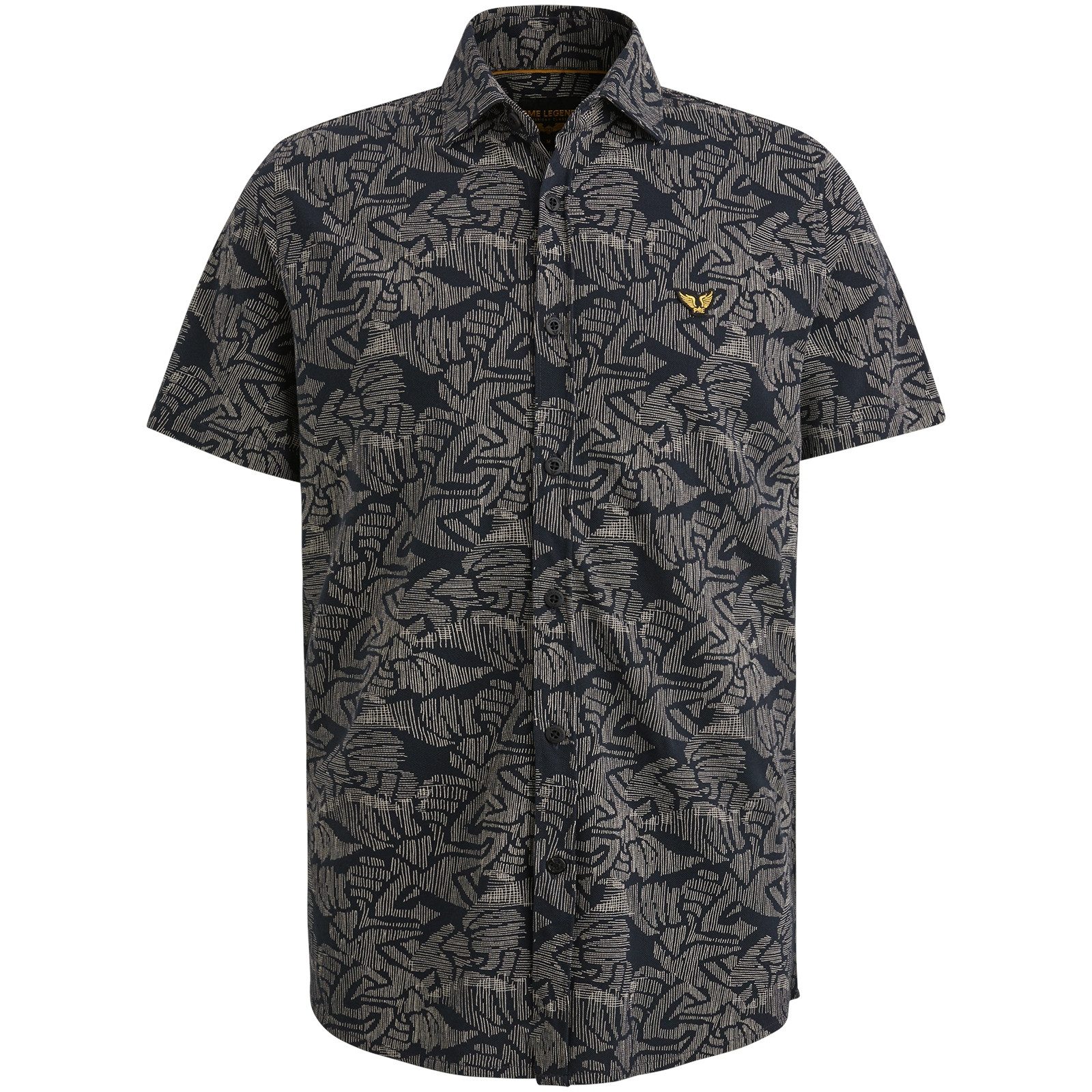 PME Legend Short Sleeve Hemd Dobby Off White - Größe XL günstig online kaufen