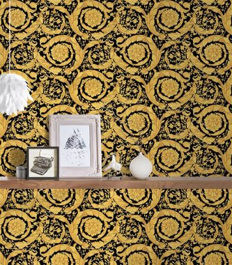 A.S. Création Vinyltapete, Versace Home Designtapete Gold 935834 Luxus Vlies Designertapete