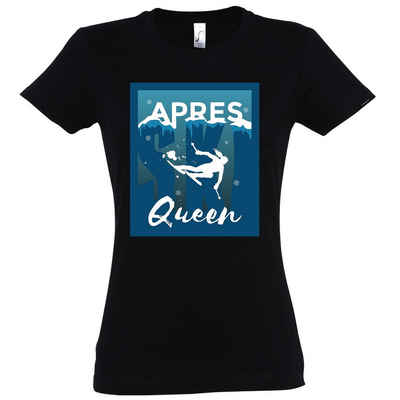 Youth Designz T-Shirt Apres Ski Queen Damen Shirt mit trendigem Frontprint