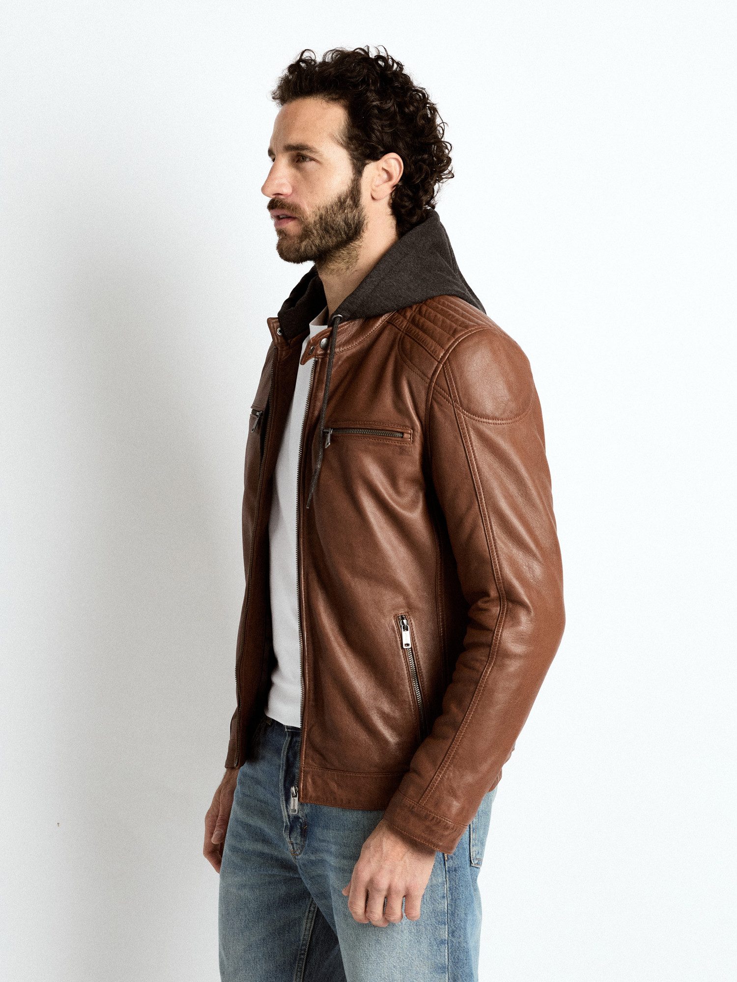 MUSTANG Lederjacke Foster