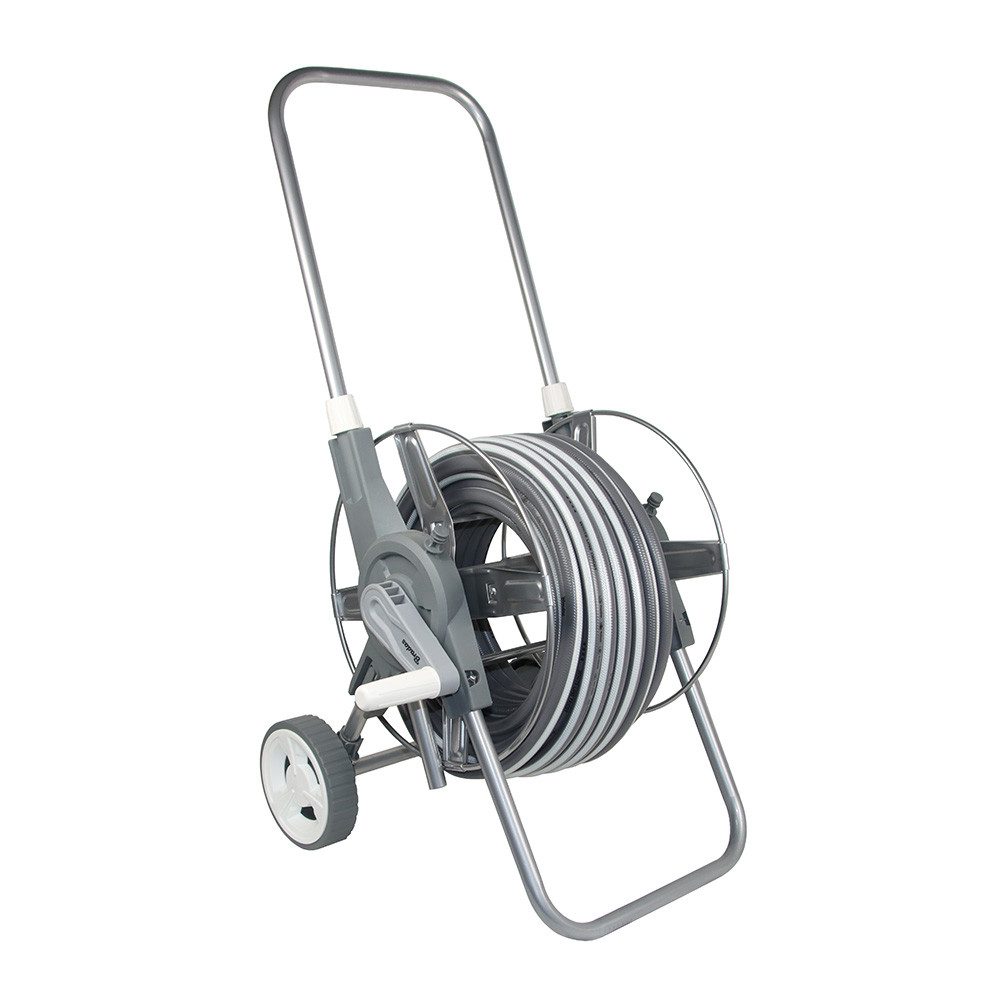Bradas Тележка для шланга WHITE SILVER PLUS 30m Gartenschlauchwagen Komplettset