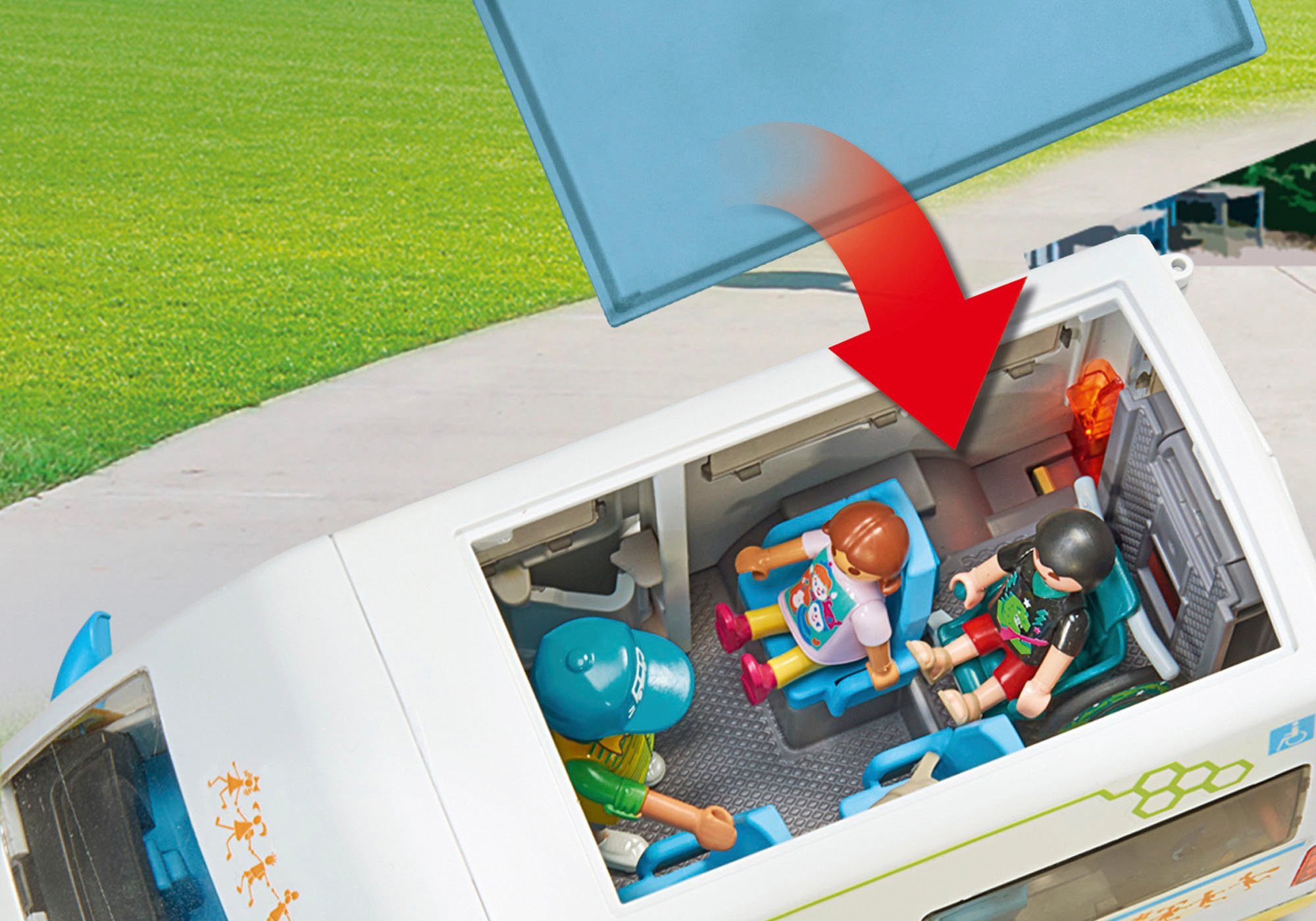 Playmobil® Schulbus (71329), My City Life Konstruktions-Spielset, (53 St), Made in Europe