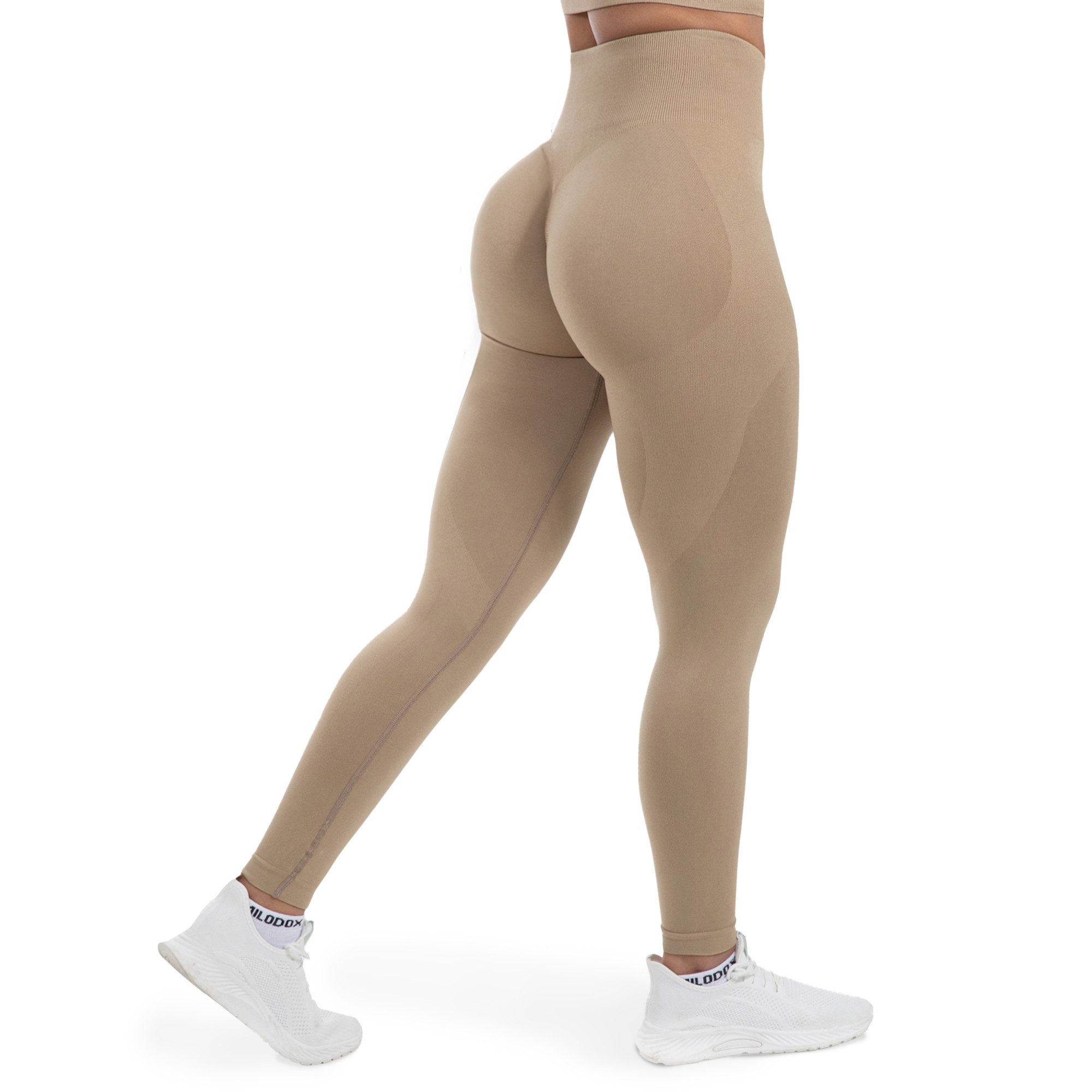 Smilodox Leggings Alira, Butt Lift Sporthose, Nahtlos High Waist V-Shape Sport Leggins Seamless Schweißabsorbierend Trainingshose, Blickdicht Sport Alltag