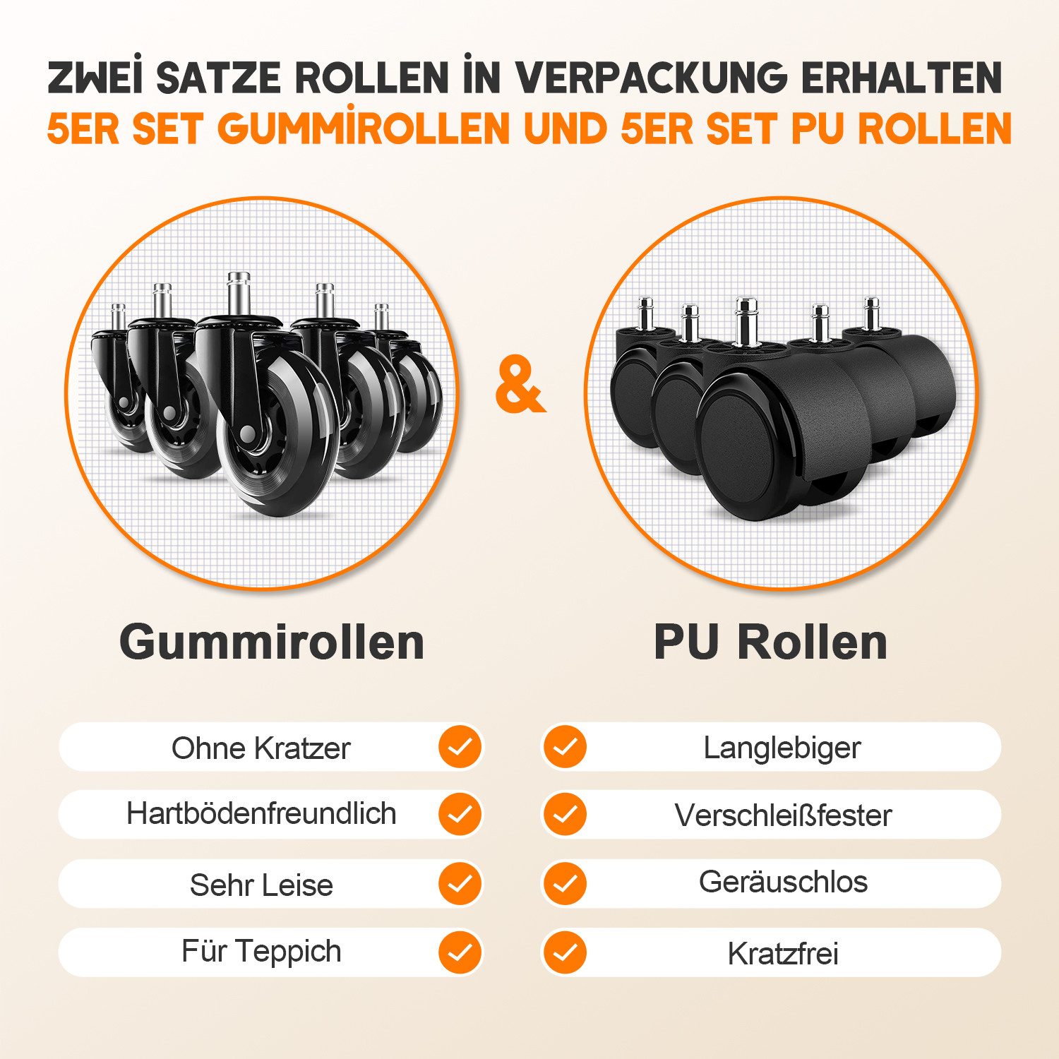 Homimaster Bürostuhl Ergonomisch Bürostuhl, Kunstleder Schreibtischstuhl günstig online kaufen