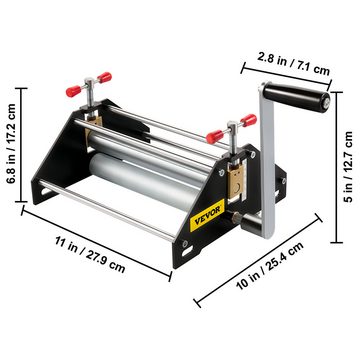 VEVOR Bügelsystem 11" L x 10" B x 6,8" H, Ganzmetall-Radierpresse, Druckpresse