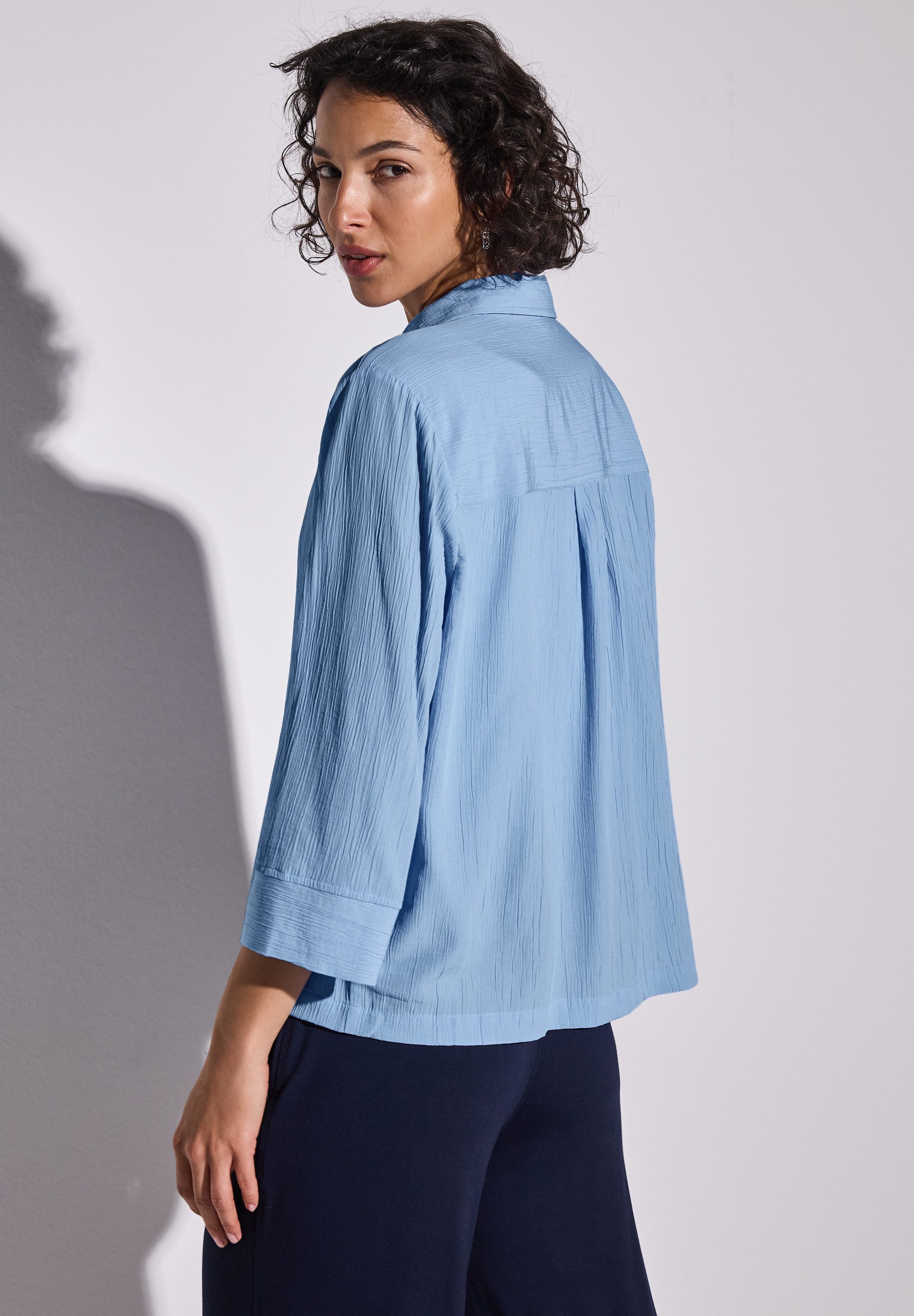 STREET ONE Klassische Bluse, mit 3/4 Ärmeln günstig online kaufen