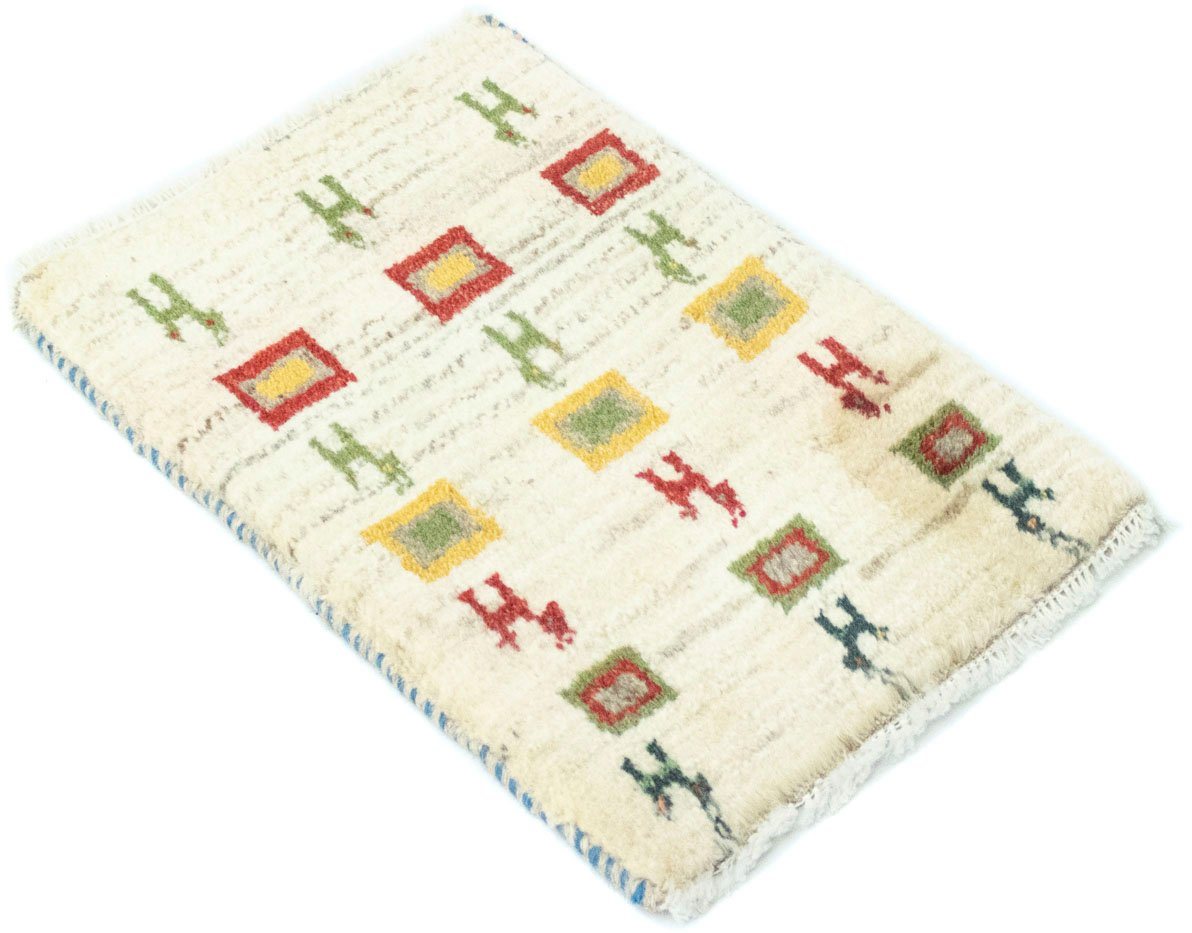 Wollteppich »Gabbeh Teppich handgeknüpft mehrfarbig«, morgenland, rechteckig, Höhe 14 mm, handgeknüpft-kaufen