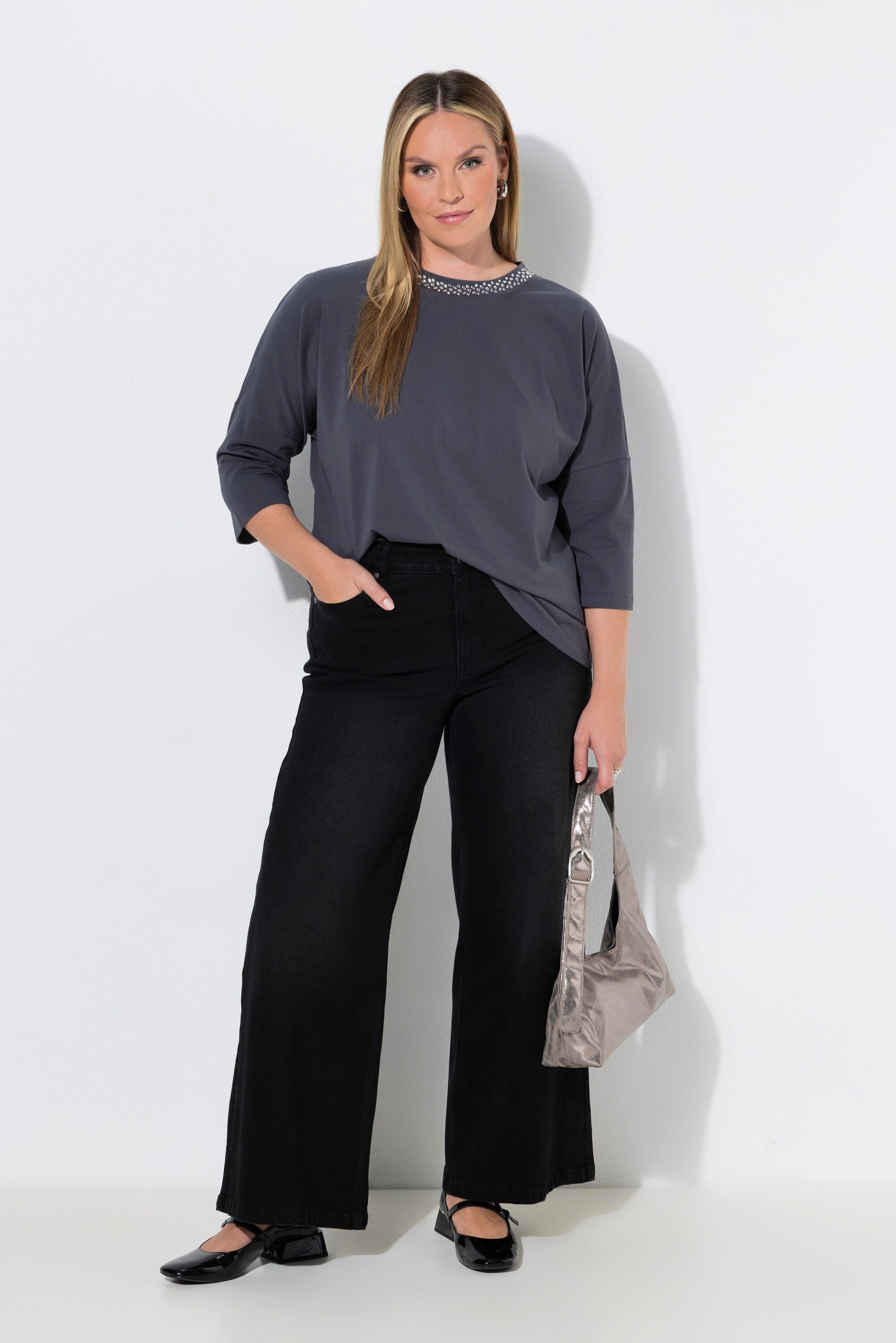 MIAMODA Regular-fit-Jeans Extra Wide Leg-Jeans 4-Pocket