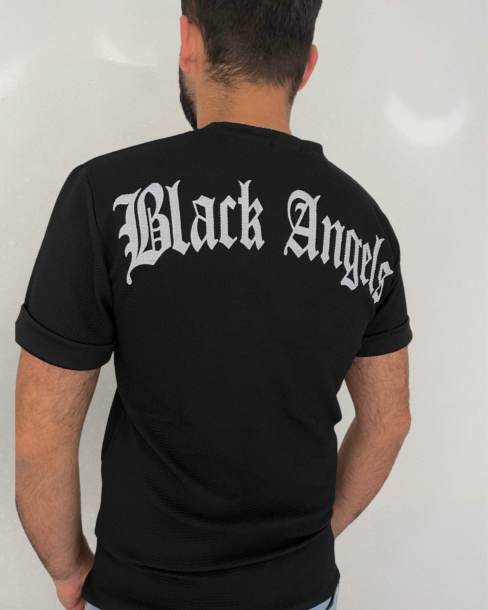 ITALY VIBES T-Shirt - ALEJANDRO - Shirt kurzarm - Backprint Black Angels - Erhältlich in Größe XS - XL