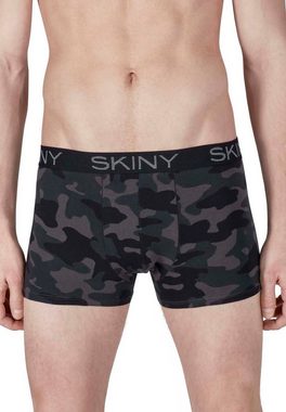 Skiny Retro Pants Herren Boxershorts Doppelpack (2-St) weiche Baumwoll-Qualität