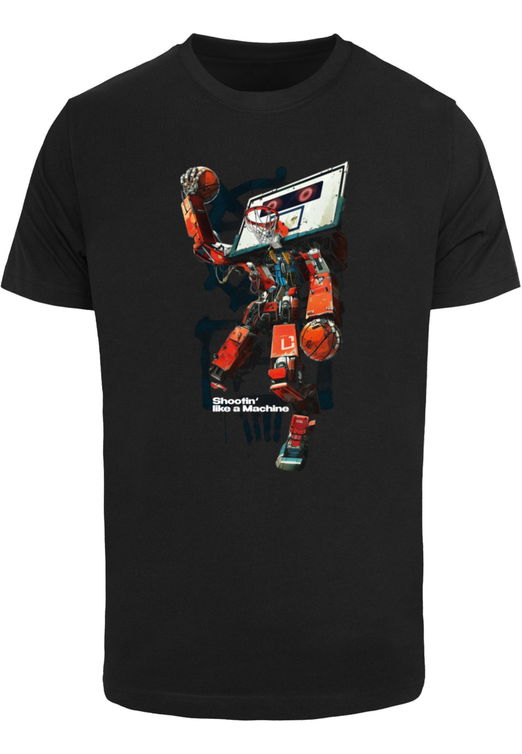 MisterTee T-Shirt MisterTee Herren Bball Robot Tee (1-tlg)