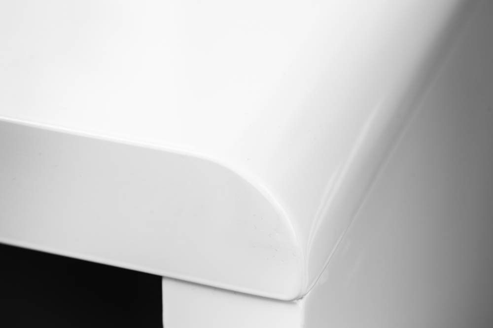 riess-ambiente Schreibtisch FAST TRADE 140cm weiß, Arbeitszimmer · Hochglanz · groß · Modern Design · Home Office – Bild 5 von 5