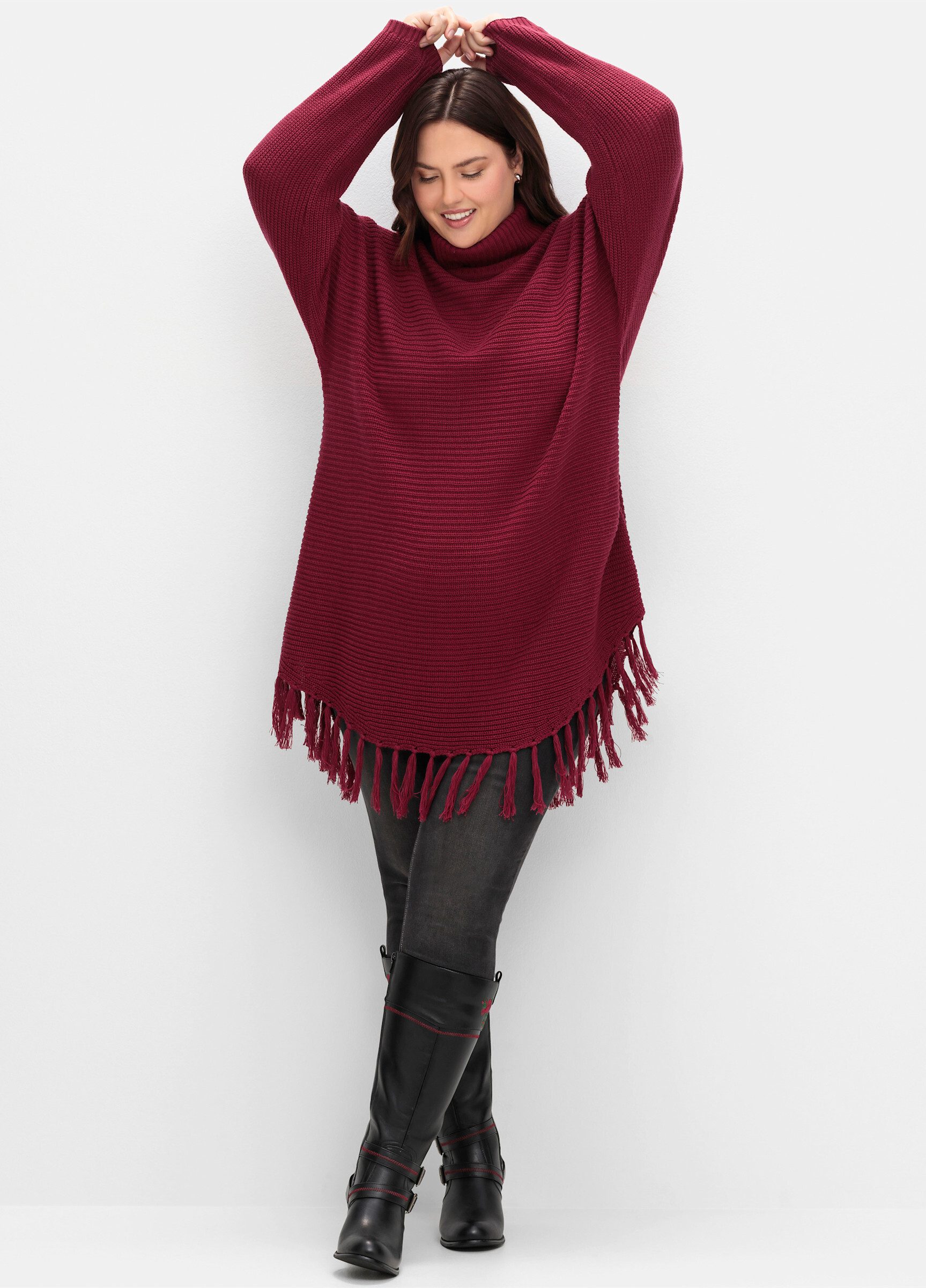 Sheego Strickpullover Strickpullover günstig online kaufen