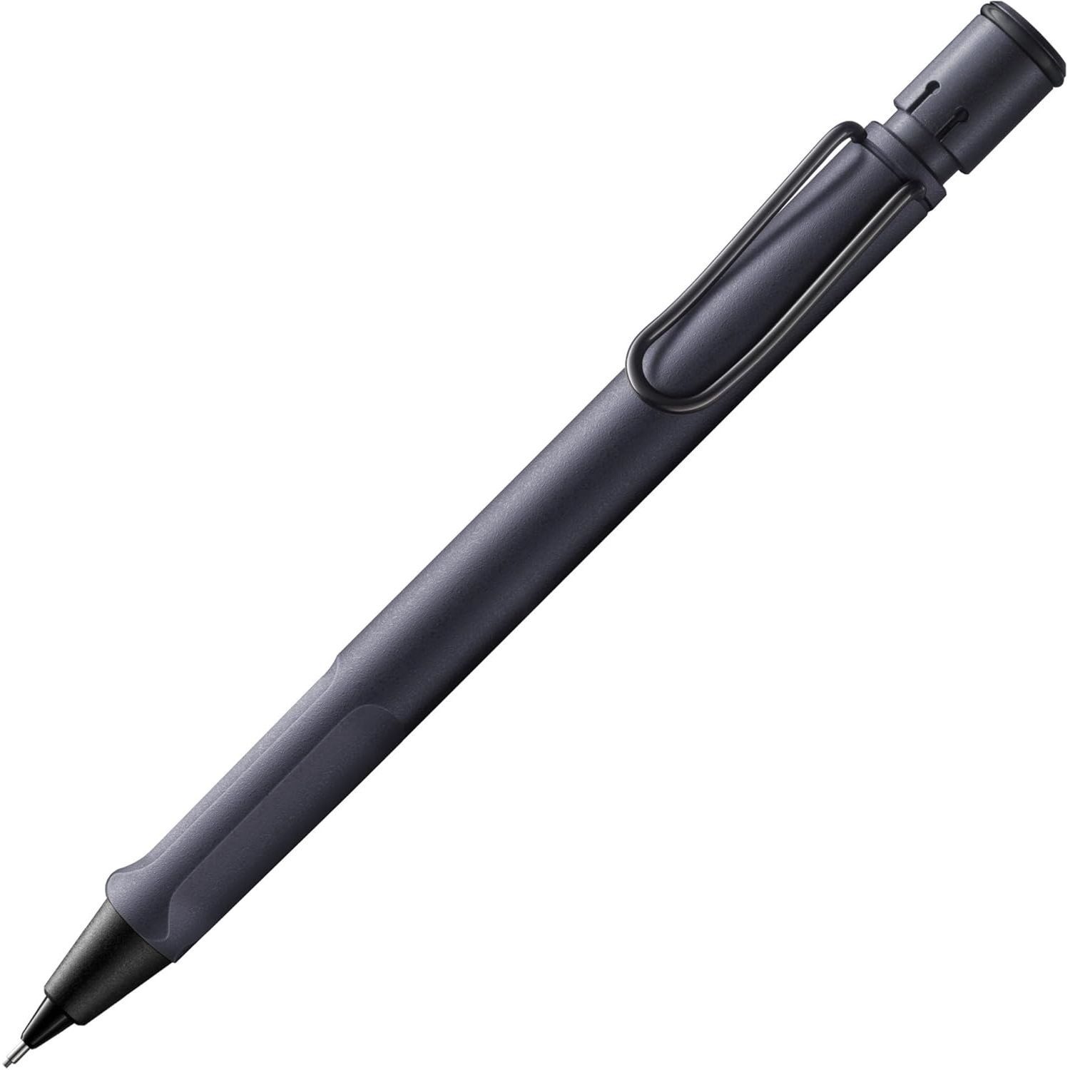 LAMY Druckbleistift LAMY Druckbleistift Safari STEEL BLACK mit Mine 0,5mm und Radiergummi