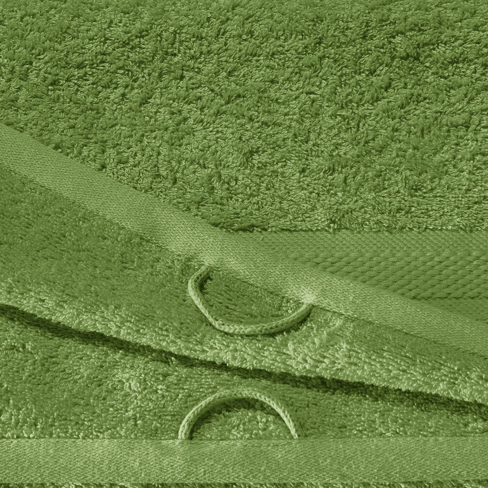 Frottier REDBEST grün "Chicago", Walk-Frottier Handtuch Handtuch Uni (1-St),