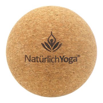 NatürlichYoga® Massageball NatürlichYoga® Yogaball Set mit Drei Bällen - Faszienball aus echtem Kork mit unterschiedlichen Größen