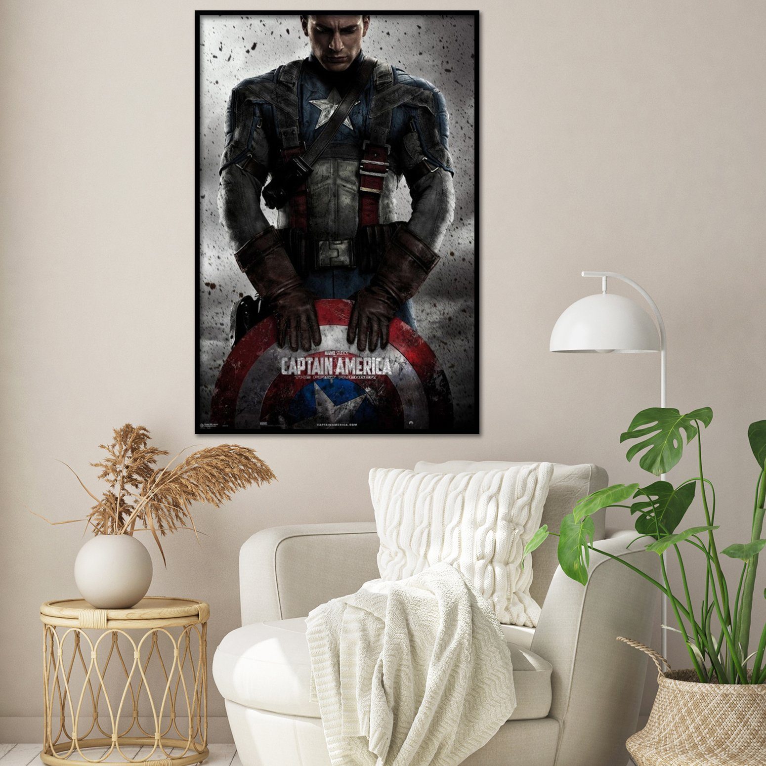 Grupo Erik Poster Captain America Poster Marvel 61 x 91,5 cm günstig online kaufen