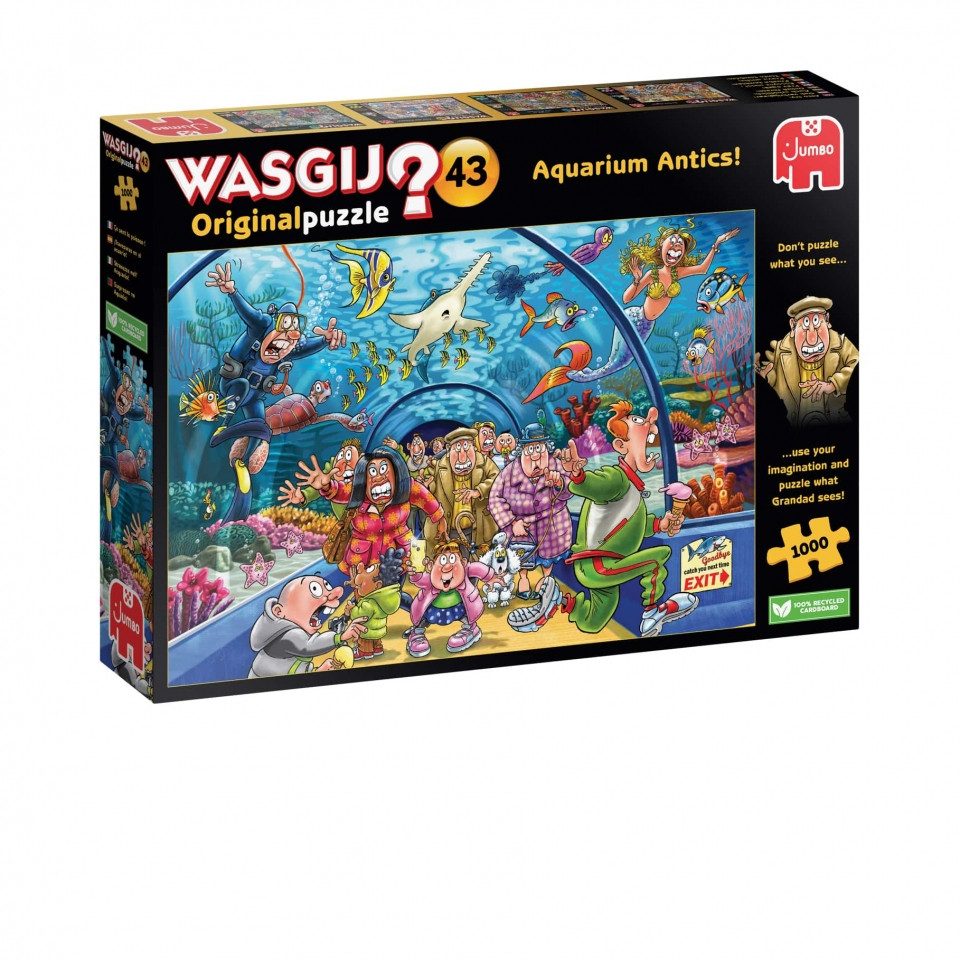 Jumbo Spiele Spiel, Wasgij Orginal 43 - Aquarium Antics (1000 Teile) - deutsch