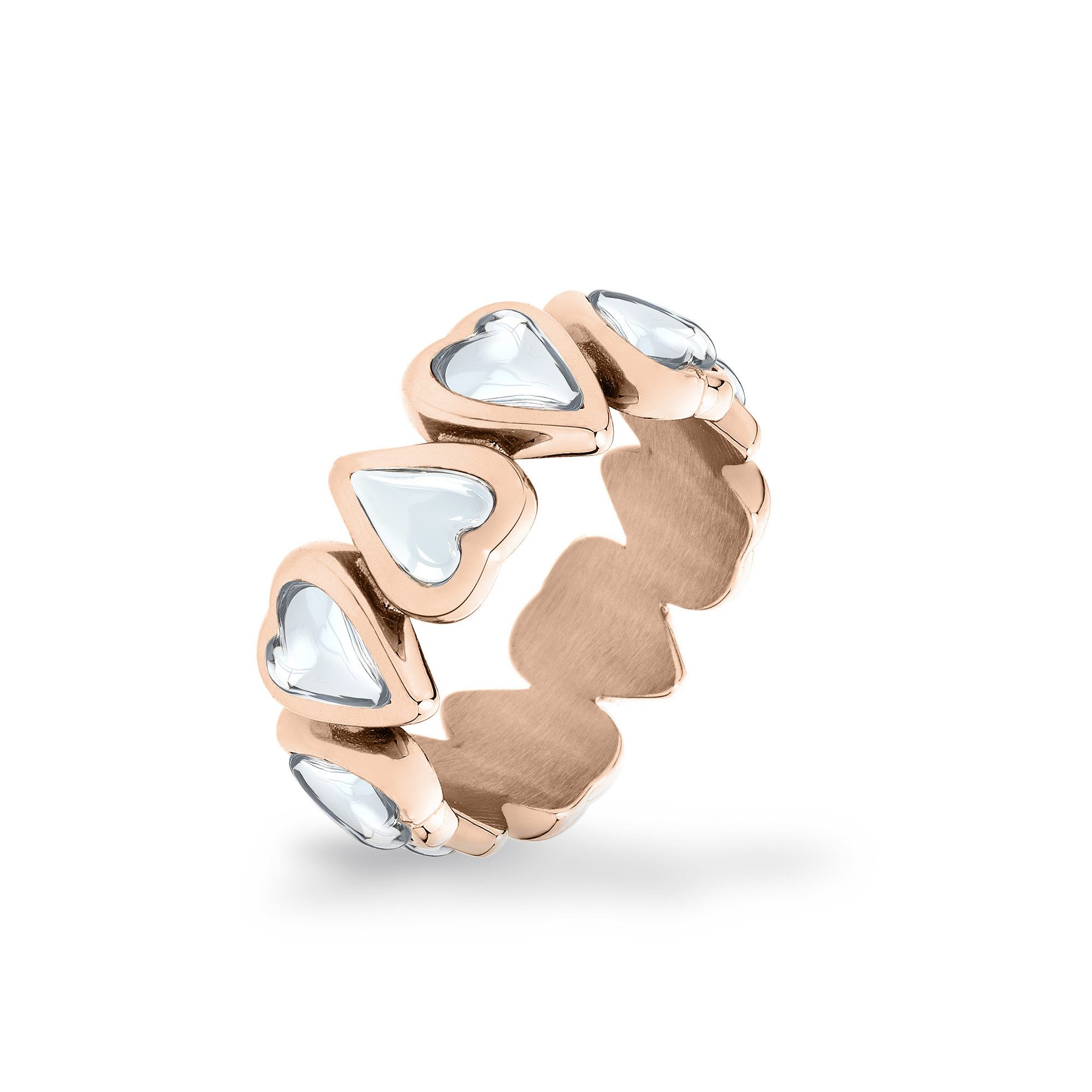 Liebeskind Berlin Fingerring Glass Heart Edelstahl günstig online kaufen