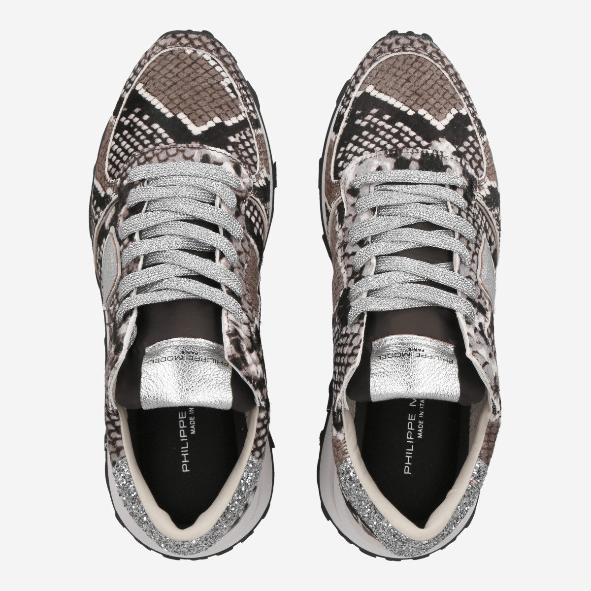 PHILIPPE MODEL Philippe Model TKLD PA01 TROPEZ, Sneaker, Braun kombiniert, Damen Sneaker