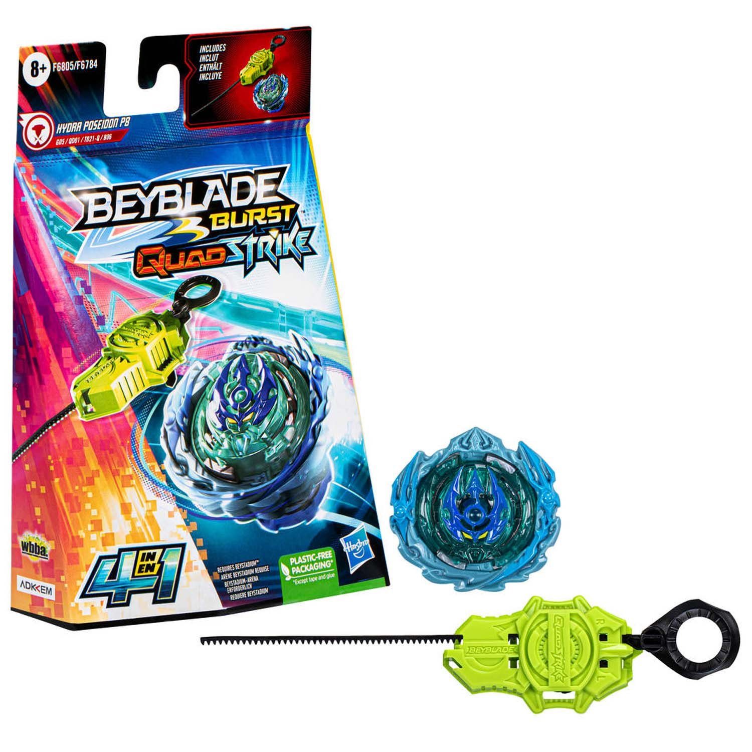 Hasbro Speed-Kreisel Hasbro F6784EU4; F6805EU40 - BEY QS HYDRA POSEIDON