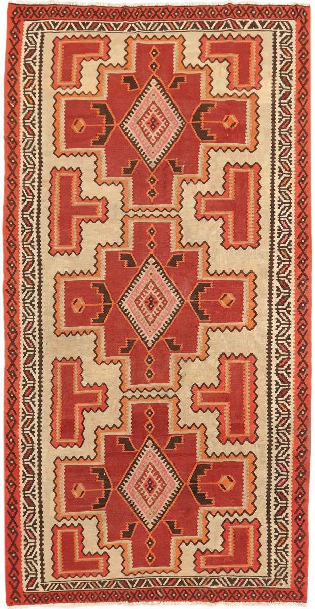 Orientteppich Kelim Fars Azerbaijan Antik 165x320 Handgewebter Orientteppich, Nain Trading, rechteckig, Höhe: 4 mm