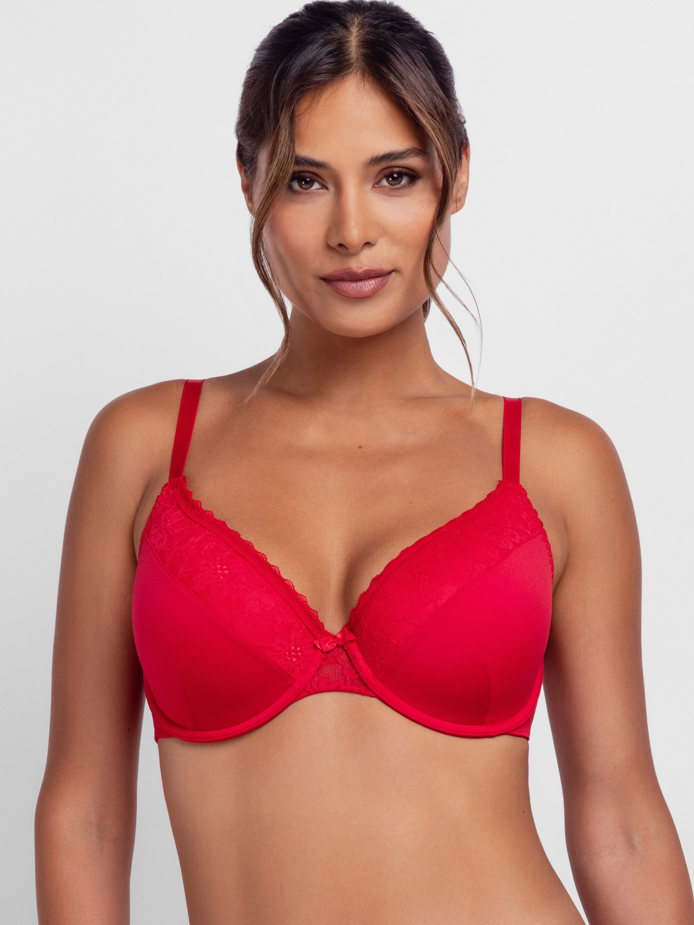 Dorina Bügel-BH Sonia (2er Pack) mit Spitzendetails, verstellbare Träger – Bild 2 von 5