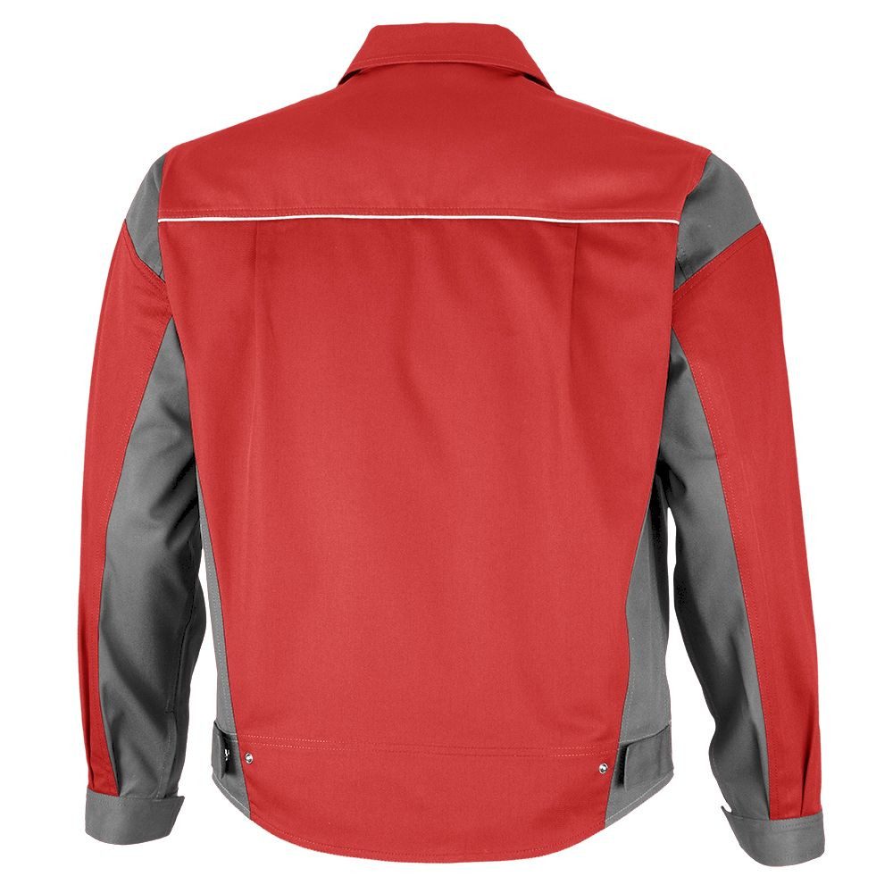 Qualitex Workwear Arbeitsjacke strapazierfähige PROfessionals Arbeitsjacke - faserverstätkt MG 245 g (1-St) Werkstattjacke mit 15 Taschen - pflegeleicht Werkstattjacke - Waschbar