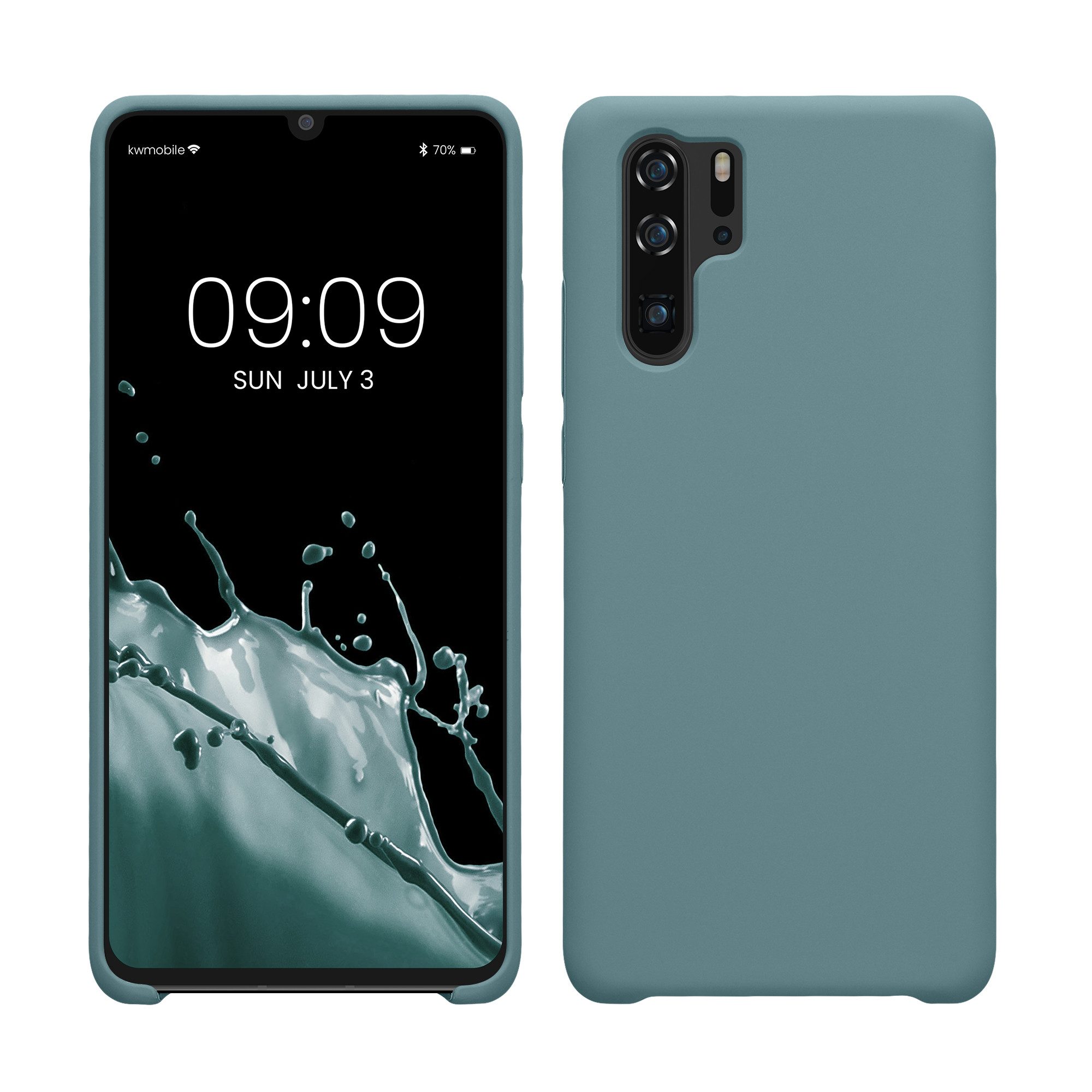 kwmobile Handyhülle Handyhülle für Huawei P30 Pro Hülle, Weiches Handy Silikon Case - Schutzhülle Cover