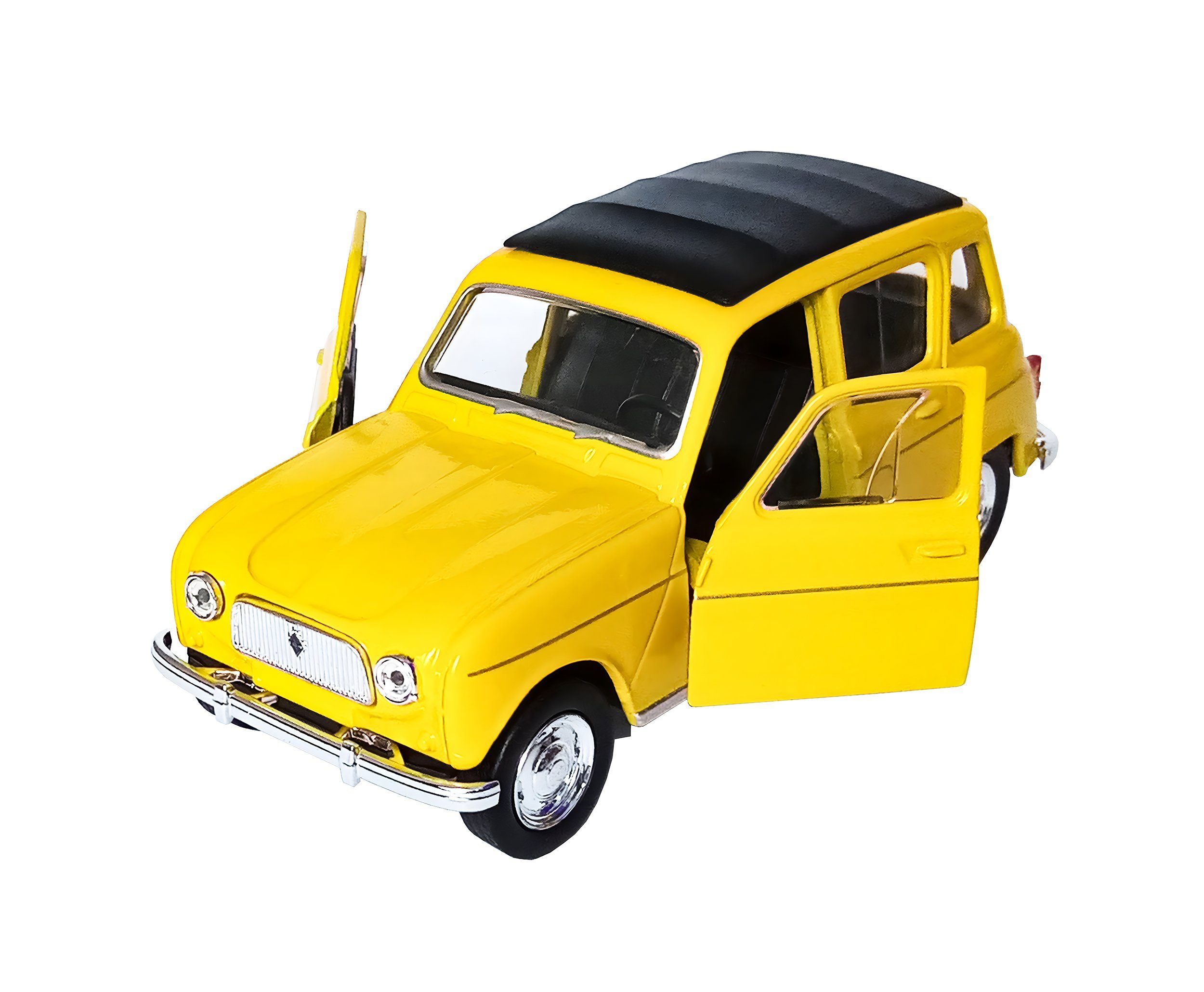 Welly Modellauto RENAULT 4 R4 Quatrelle mit Rückzug Modellauto Welly 55 (Ge günstig online kaufen