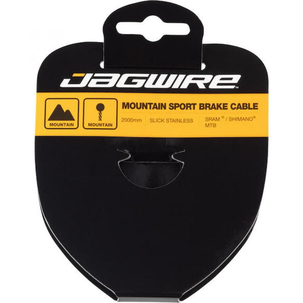 Jagwire Bremszug Jagwire Bremszug Mountain Sport Edelstahl geschliffen 1.5 x 2000 mm Si