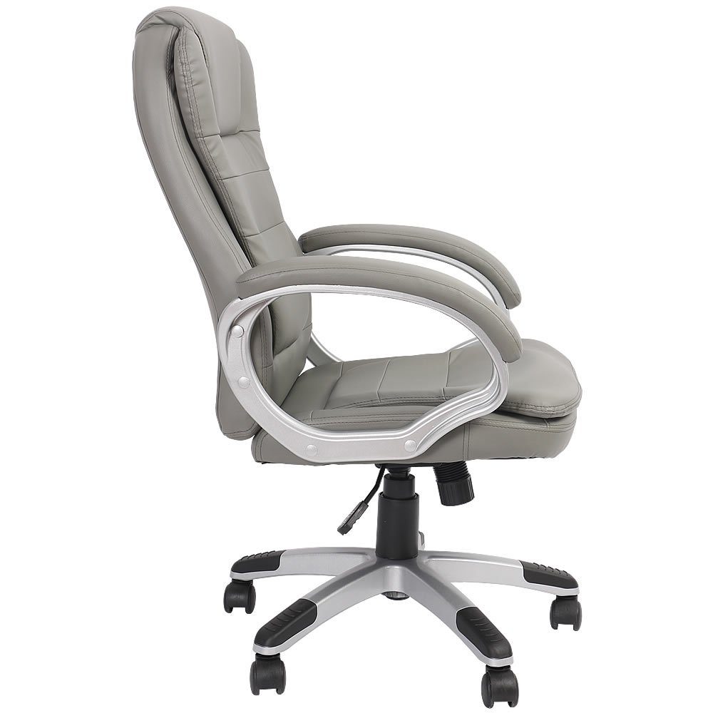 Feel2Home Schreibtischstuhl Schreibtischstuhl 120 KG Chefsessel Bürostuhl Office versch. Farben (Stück), Rückenlehne mit integrierter Kopfstütze