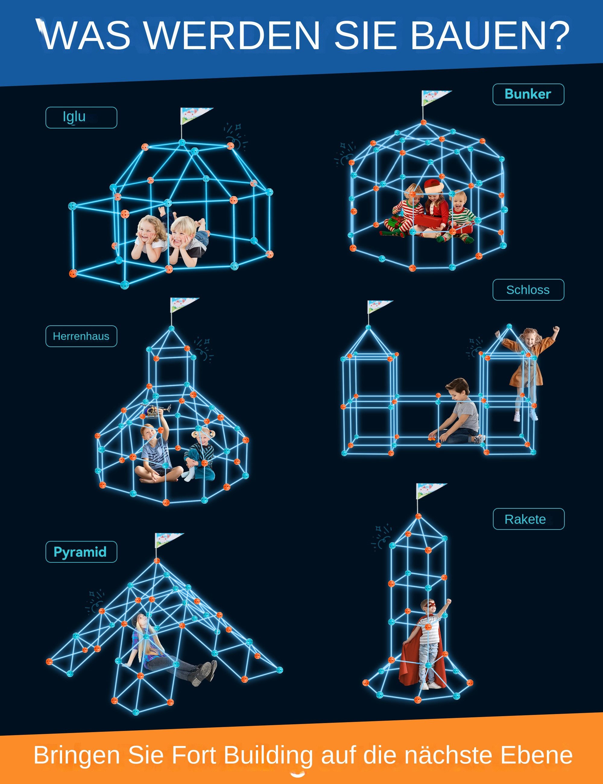 besrey Höhle Bauen Kinder – 133PCS Konstruktionsspielzeug, Kinder Höhle Kon günstig online kaufen
